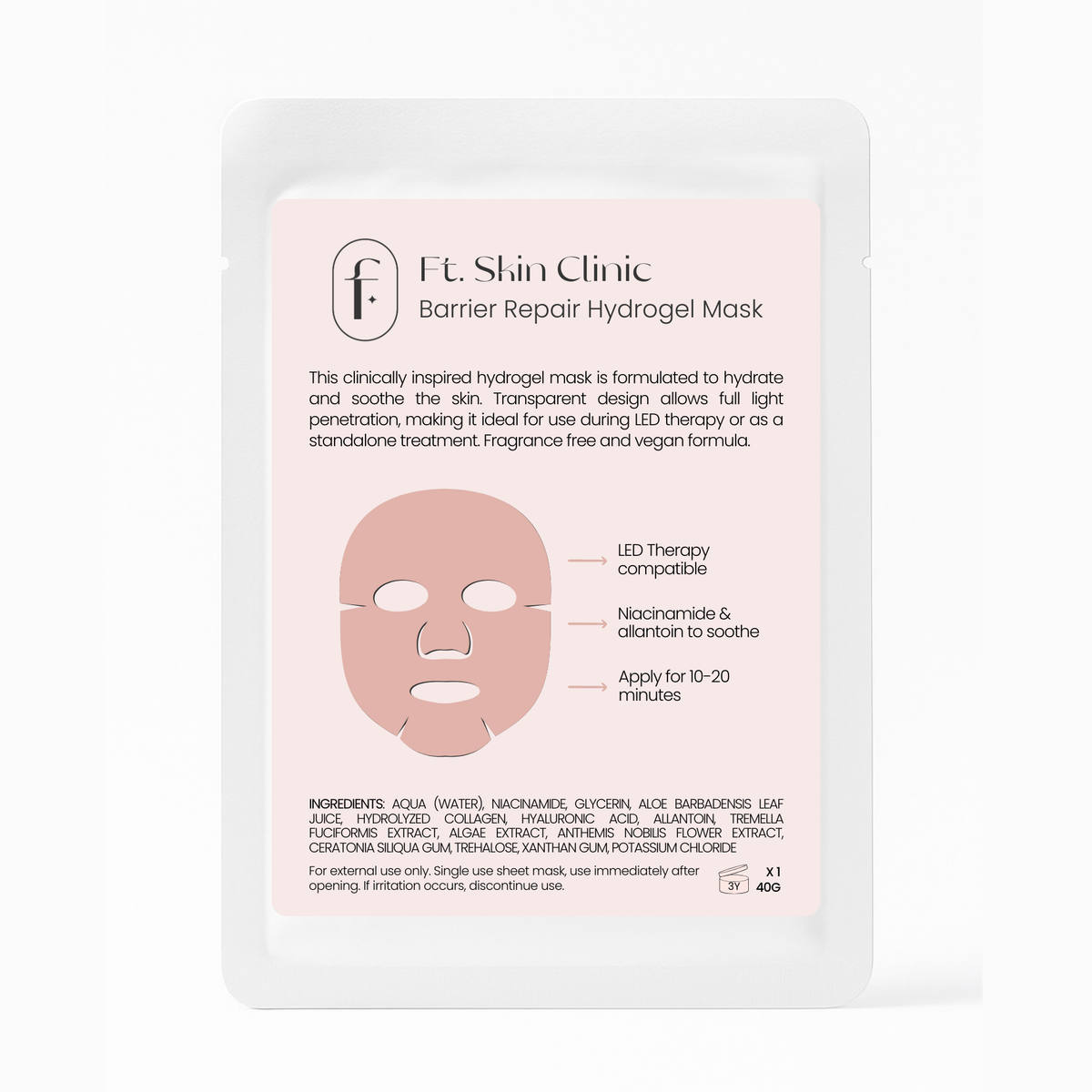 Ft. Skin | Barrier Repair Hydrogel Mask